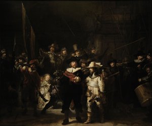 夜警 作： Rembrandt van Rijn